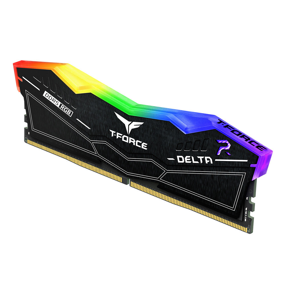 TEAM GROUP T-FORCE DELTA RGB 32GB DDR5 6400MHZ KIT BLACK TEAM GROUP T-FORCE DELTA RGB 32GB DDR5 6400MHZ KIT BLACK
